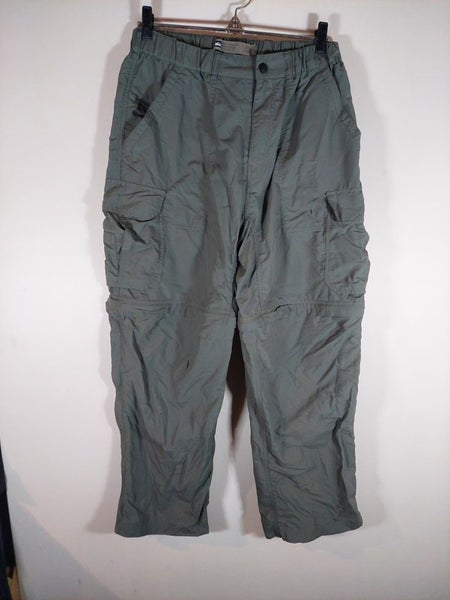 Men's Kei Grey / Green Zip Off Hiking Pants Fits M Carousel 1