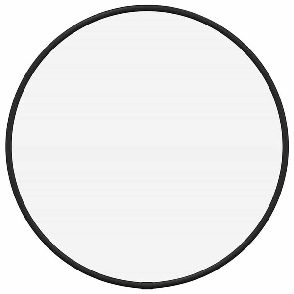 Vida Xl Wall Mirror Black A 30 Cm Round Carousel 1