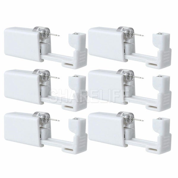 6pcs Disposable Nose Ear Piercing Unit Earring Gun Kit DIY Home Piercer Pierce Carousel 2