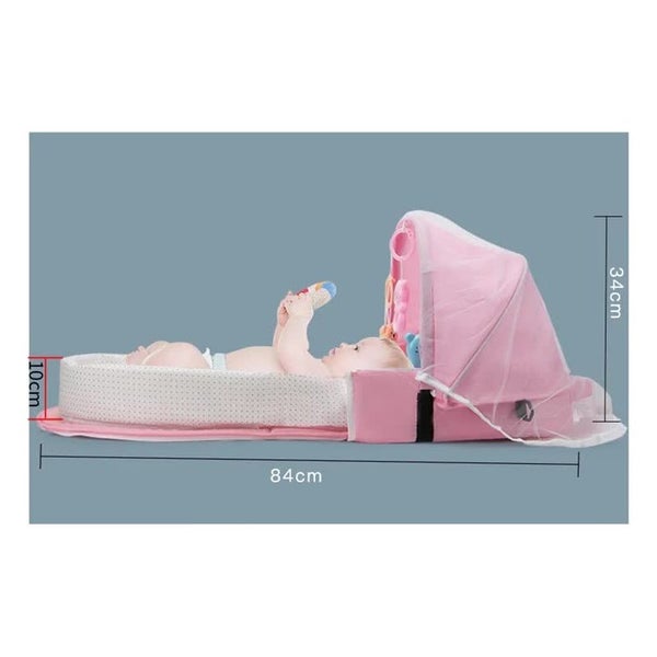 Elosung Little One Bed And Diaper Backpack With Mosquito Net Toys Carousel 2