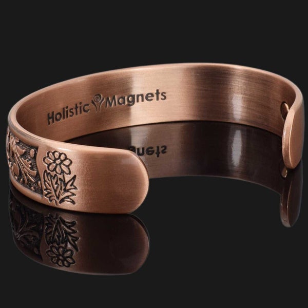 Ladies's Copper Healing Bracelet Painful Joints Magnetic Therapy Pure Copper-PC Carousel 7