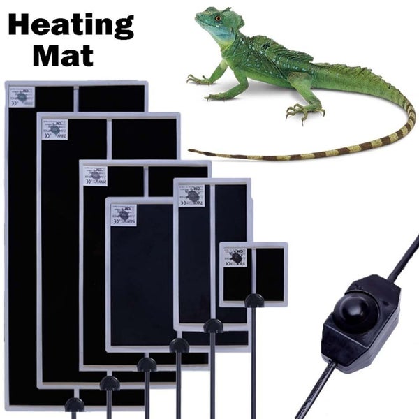 Reptile Pet Electric Heating Pad Heater Heat Mat Warmer Hermit Crab Frog Lizard Carousel 1