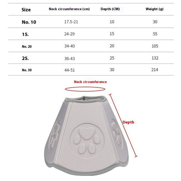 For Dogs Cats Adjustable Soft Cone Collar Carousel 2