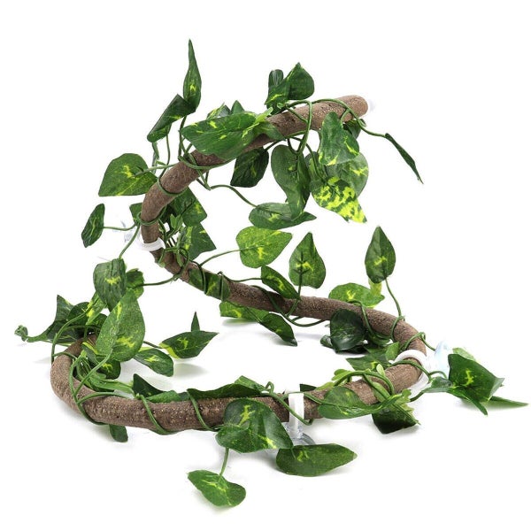 Artificial Tree Vine Reptile Pet Box Chameleon Lizard Gecko Climbing Vine Decor Carousel 2