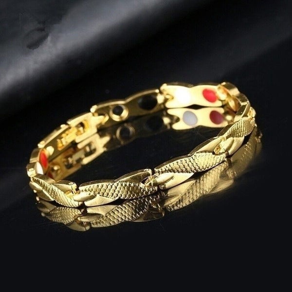 Twisted Dragon Pattern Bangles Detachable Magnetic Therapy Couple Bracelets Gift Carousel 5