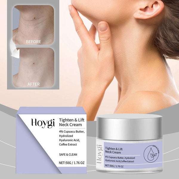 Neck Cream - Tighten & Lift Firming Neck Cream for Crepey Skin 50g Carousel 1