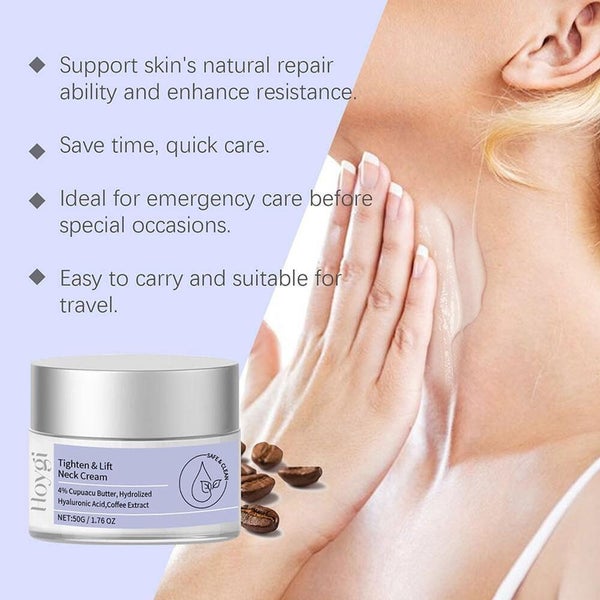 Neck Cream - Tighten & Lift Firming Neck Cream for Crepey Skin 50g Carousel 16