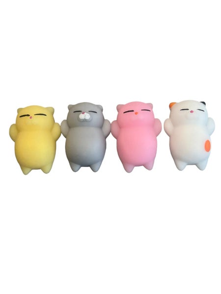 4PC Cute Mochi Squishies , Sensory Fidget Toy, Stress Relief Carousel 1