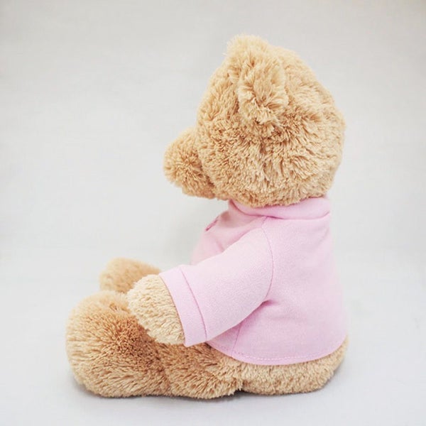 GUND It? a Girl T-Shirt Teddy Bear Stuffed Animal Plush in Pink, 12? Tan Carousel 2