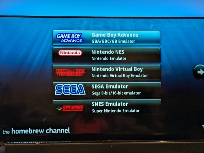 Hacked / Modded Nintendo Wii with emulators - substitute console Carousel 2