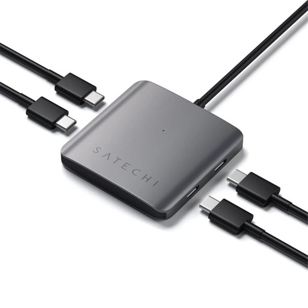 SATECHI Aluminum 4 Port USB-C Hub - Space Grey [ST-UC4PHM] Carousel 4