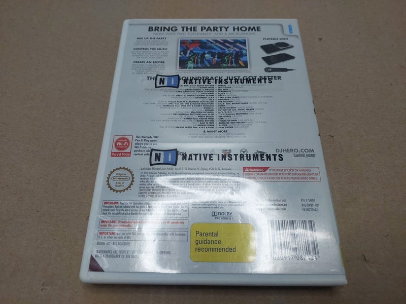 NINTENTO WII Game "DJ Hero 2" Carousel 2