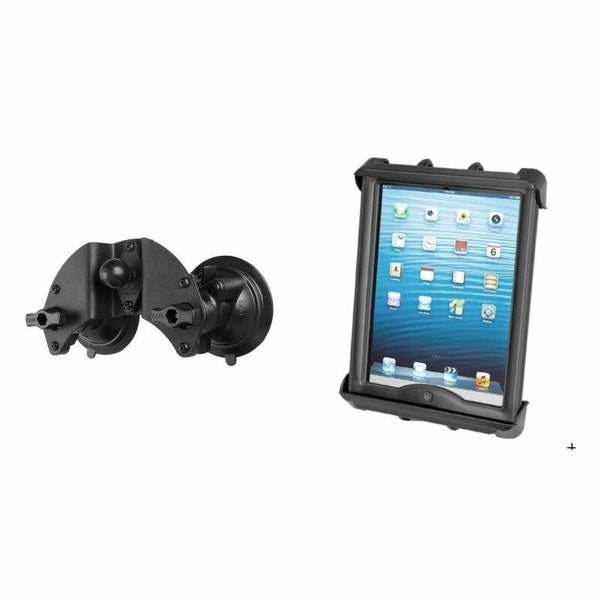 RAM Tab-Tite Cradle - 10" Tablets with Dual Suction Cup Base - Articulating Carousel 1