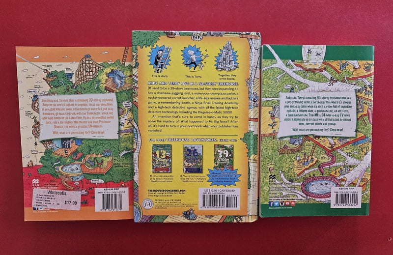 TREEHOUSE BOOKS X 3 - 39 + 52 + 65-Storey Treehouse by Andy Griffitihs Carousel 2