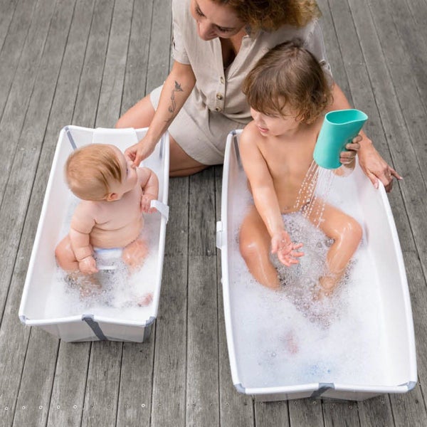 STOKKE Flexi Bath X-Large - Transparent Blue Carousel 4