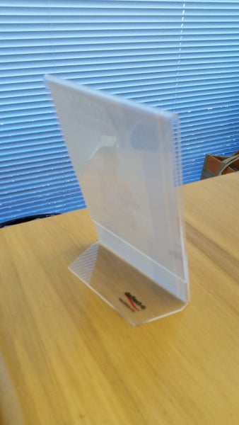 Deflecto slanted sign Holder A6 - 12 units Carousel 2