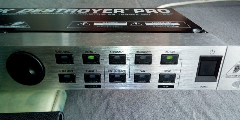 FEEDBACK DESTROYER BEHRINGER PRO DSP 1100 P63699181096706113