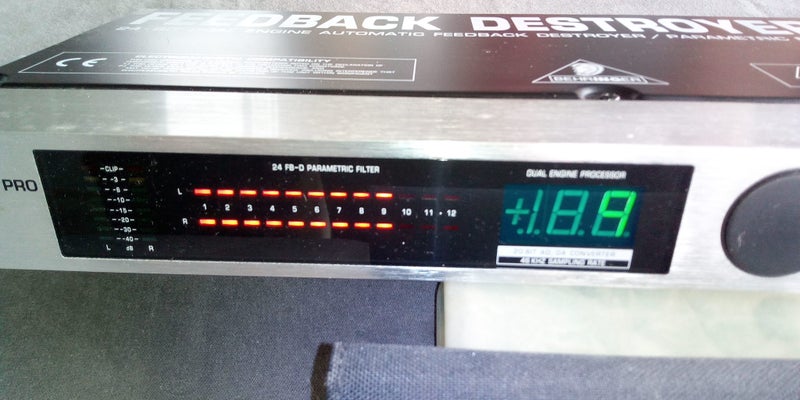 FEEDBACK DESTROYER BEHRINGER PRO DSP 1100 P63699181096706112