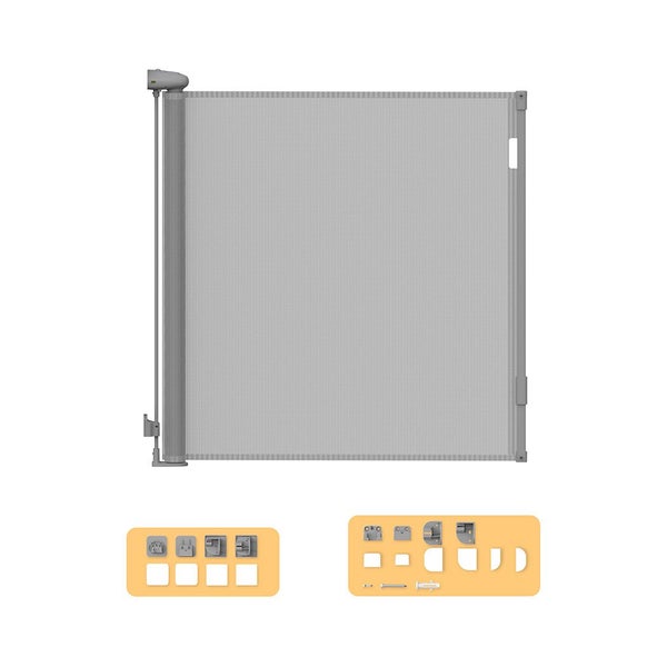 Bopeep Baby Safety Gates Adjustable Retractable Pet Dog Stair Doorways Guard 150 Carousel 1