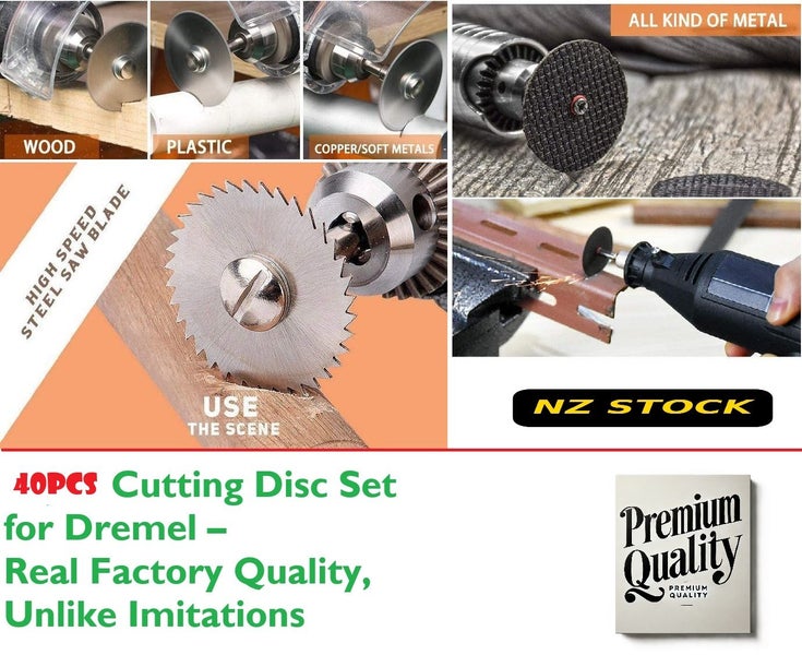 Cutting Wheel Set for Drill Dremel Rotary Tool (40PCS) – Thicker Than Most Carousel 3