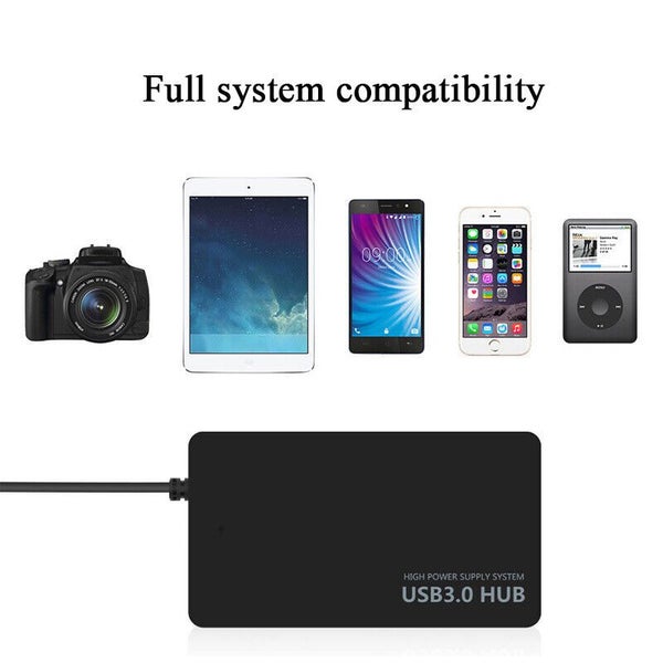4 Ports USB 3.0 Multi High Speed HUB Splitter Expansion Desktop Laptop PC Max Carousel 2