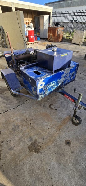 3000 PSI 30 LPM Trailer water blaster Kubota diesel engine Carousel 12