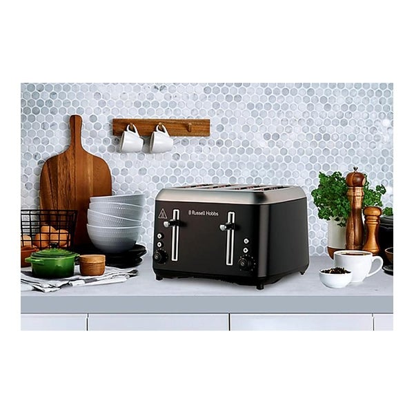Russell Hobbs Addison 4 Slice Toaster - Matte Black (RHT514BLK) Carousel 5