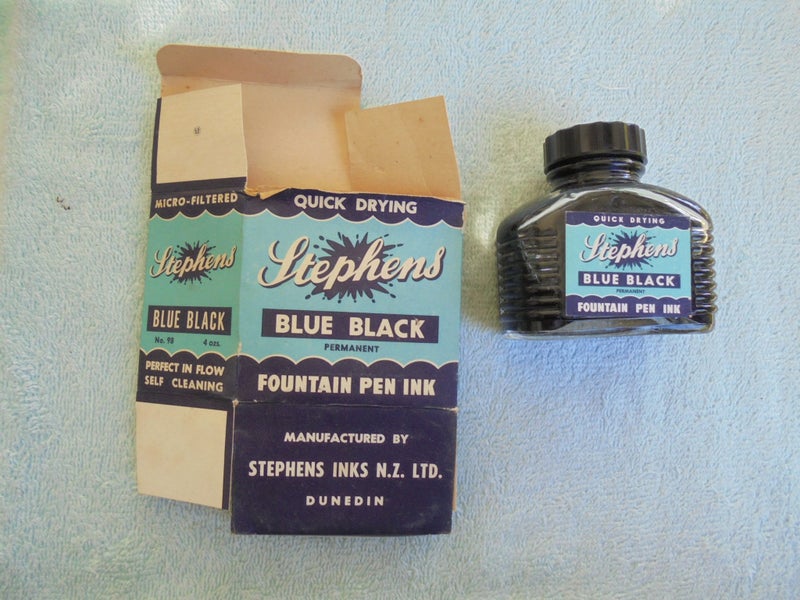 Original 'STEPHENS INK (Full)' Bottle and Box (Complete) Carousel 1