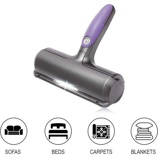 Sonic Pet Hair Roller with LED Light Reusable for Home and Car Carousel 2