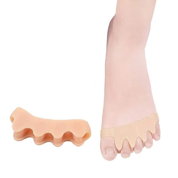 2 Pcs Toe Separators for Adults Correcting Bunions & Plantar Fasciitis-Skin Carousel 1