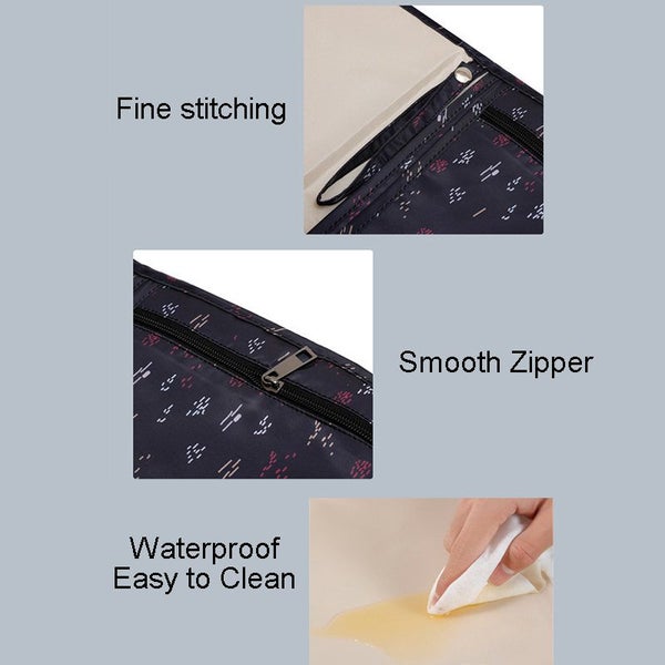 Portable Diaper Changing Pad Waterproof Built-in Pillow Foldable Mat-6 Carousel 5