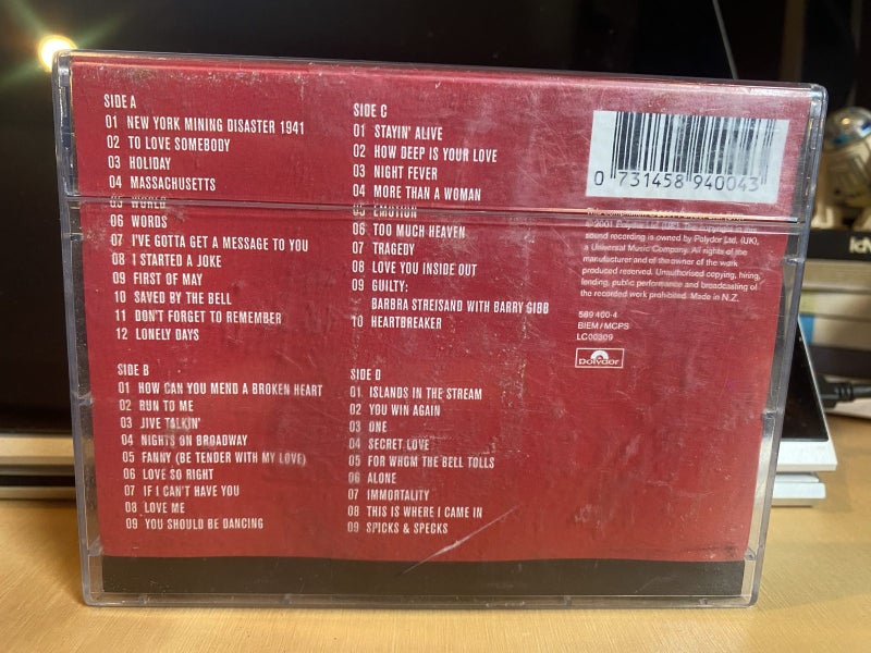 Bee Gees - Their Greatest Hits THE RECORD 2 x Tape set Carousel 2