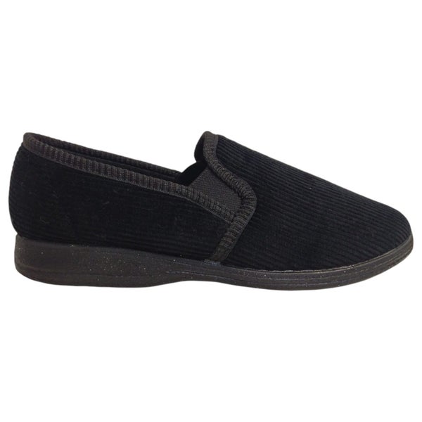 Grosby Blake 2 Slippers Mens Slipper Black Slip On Slippers Carousel 1
