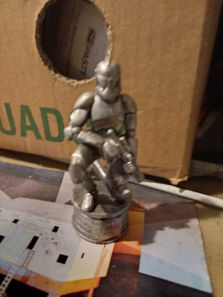*Star Wars figure, storm trooper chess piece Carousel 1