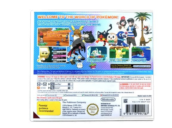 POKEMON Moon (3DS) *MINT COMPLETE* Carousel 2