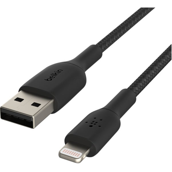 Belkin BoostCharge Braided Lightning to USB-A Cable - 2m - Black [CAA002bt2MBK] Carousel 5