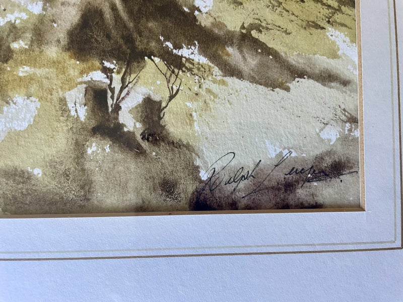 A stunning ORIGINAL Watercolour landscape - RALPH LEAPER62854319821442112
