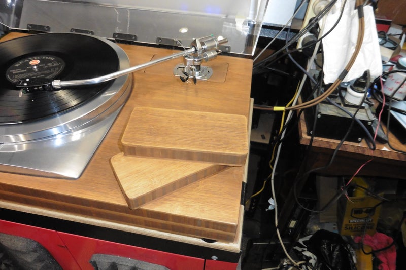 Technics SP15 and SME 3012 inch in user friendly plinth Carousel 9