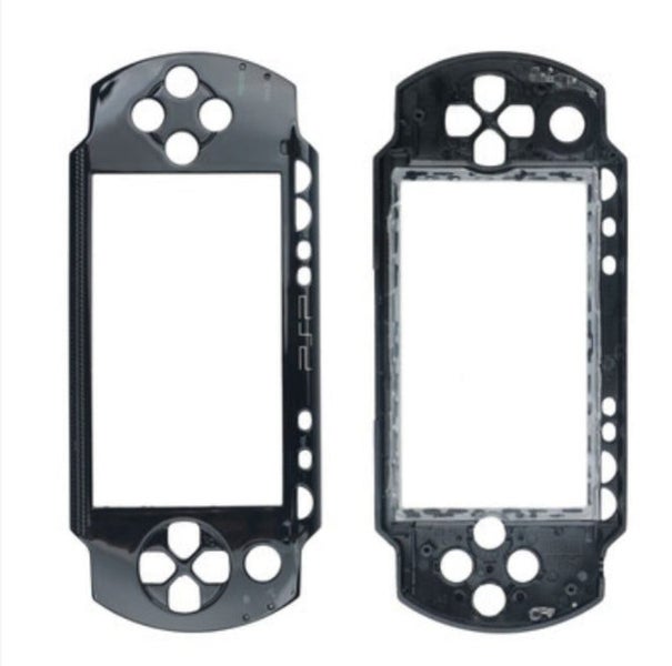 Front Cover Case Replacement Shell Black Faceplate For Sony PSP 1001 PSP 1000 Carousel 2