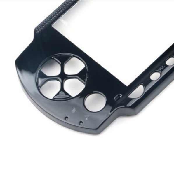 Front Cover Case Replacement Shell Black Faceplate For Sony PSP 1001 PSP 1000 Carousel 3