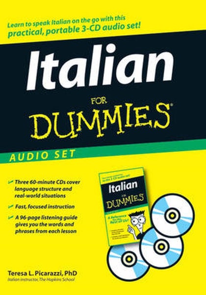 Italian For Dummies Audio Set by Teresa L. Picarazzi - Compact Disc Carousel 1