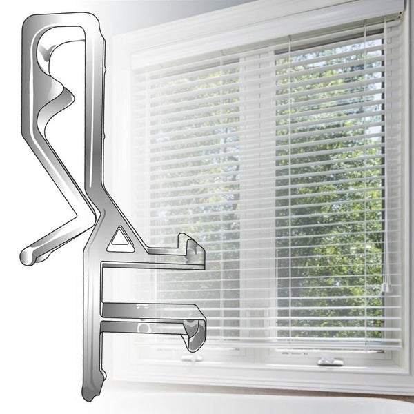 10pcs Plastic Blind Clips Clear Window Blind Clips Portable Valance Clips Carousel 1