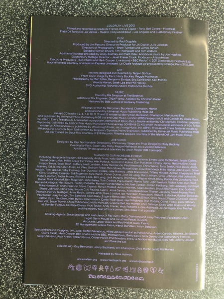 COLDPLAY DVD Live 2012 Carousel 16