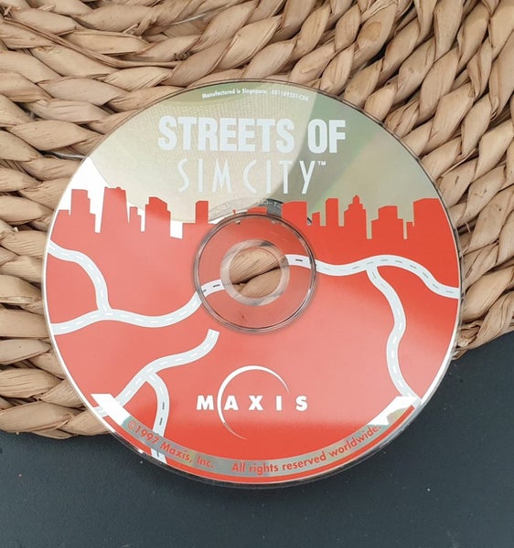 VINTAGE PC GAMES • Streets of Sim City • 1997 • MAXIS (Not EA) Carousel 1