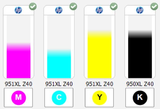 Original HP Ink cartridges Carousel 2