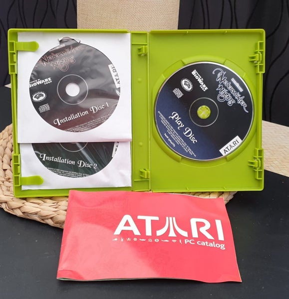 VINTAGE PC GAMES • Forgotten Realms Neverwinter Nights • Atari • Dungeons & Drag Carousel 8