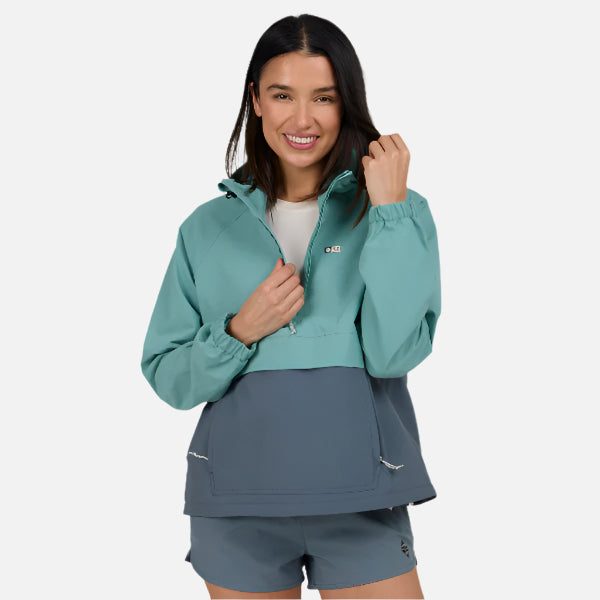 Salty Crew Mainsail Anorak - Sea Glass Carousel 1