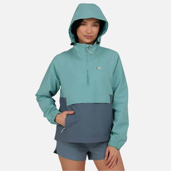 Salty Crew Mainsail Anorak - Sea Glass Carousel 4