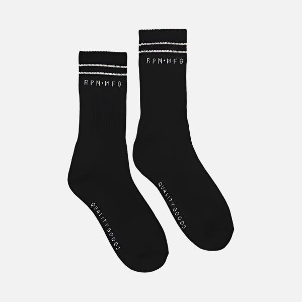 RPM Mens Sock 3pack - Black Carousel 1