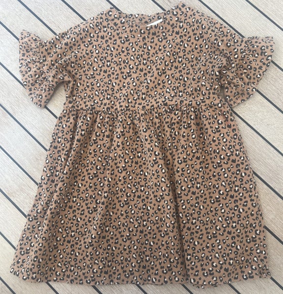 Rylee & Cru Leopard Print Girls Dress Carousel 1